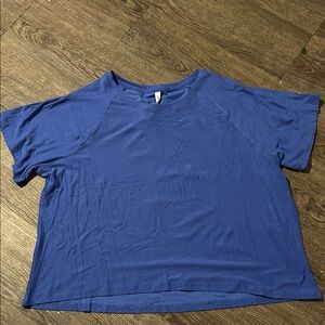 Jockey Women's Short Sleeve Blue Tee